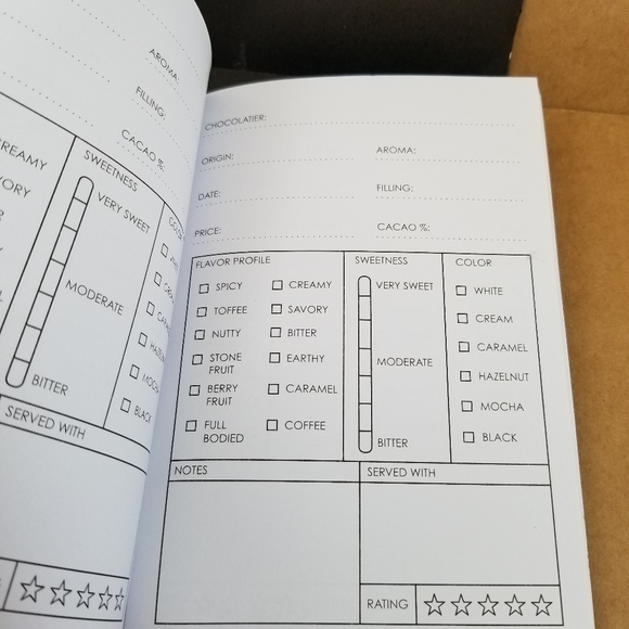 Tasting Journal Lot of 12  for Cheese Chocolate Coffee & Ice Cream for Holidays - Picture 5 of 12